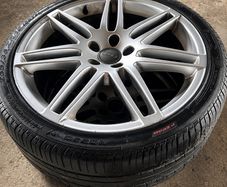 Audi RS6 alloys x 4 with Pirelli P Zero tyres (can meet)