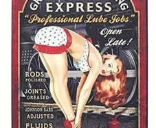 Greased Lightning Express : Metal Sign