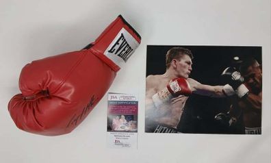 Ricky Hatton Signed Boxing Glove & Photograph