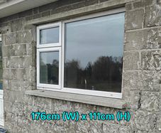 uPVC Window 176cm (W) x 111cm (H)