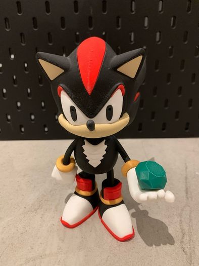 Sonic Knuckles and Shadow 3D Printed Models (Free Postage)