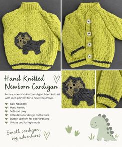 Hand knitted cardigan