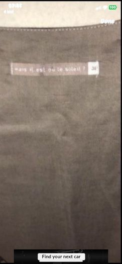 dress French brand from choice boutique size 10 contrast fabric & tuille