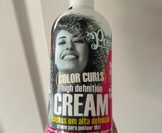 Color curls hair cream