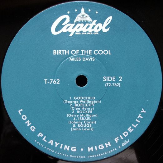 Miles Davis - Birth Of The Cool, Vinyl, LP, Mono, 180G, RE