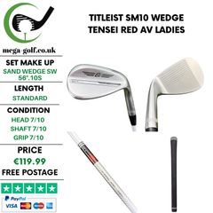 Titleist SM10 Wedge Sw 56 Degree.10S / Tensei Red AV Ladies