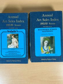2 x 1982-83 Art Sales Index Books | Edited by Richard Hislop | Reference Set