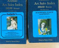 2 x 1982-83 Art Sales Index Books | Edited by Richard Hislop | Reference Set