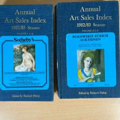 2 x 1982-83 Art Sales Index Books | Edited by Richard Hislop | Reference Set