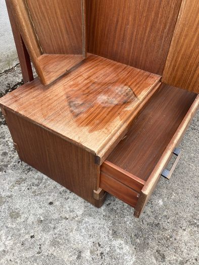 Wardrobe - Mid Century Combination Wardrobe