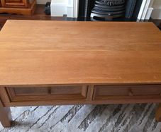 Solid Oak Coffee Table