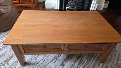 Solid Oak Coffee Table