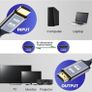 HDMI Cable 2.0 4K Cable for PS4 PS3 Xbox Fire TV Stick Blue Ray Player HDR High Speed Ethernet 4K 60Hz 1 Metre Image 3