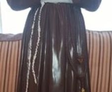 large religous statue of padre pio