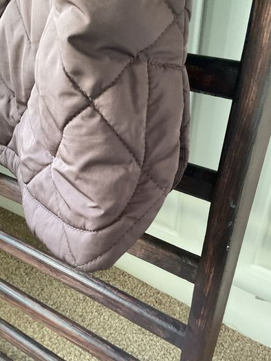 jacket fat face shacket quilted size 14 plum/ brown shade