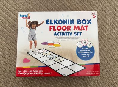 Hand2Mind Elkonin Box Floor Mat Activity Set - Learn to Read