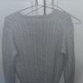 Polo Ralph Lauren Cable-Knit V-Neck Jumper XL Cold Grey Image 7