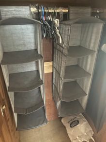 Hanging Shelves for wardrobe