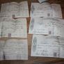 Antique Arthur Guinness Stock Receipts 60 each Image 2