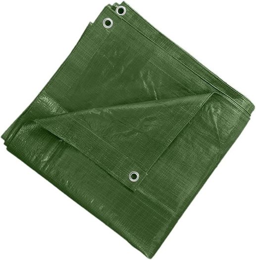 FREE P&P 2 x 3 m Green Tarpaulin Cover, Waterproof, Weatherproof, Frost-Resistant, UV Protection, Universal, Multipurpose, Groundsheet, Camping, Boating, Hiking