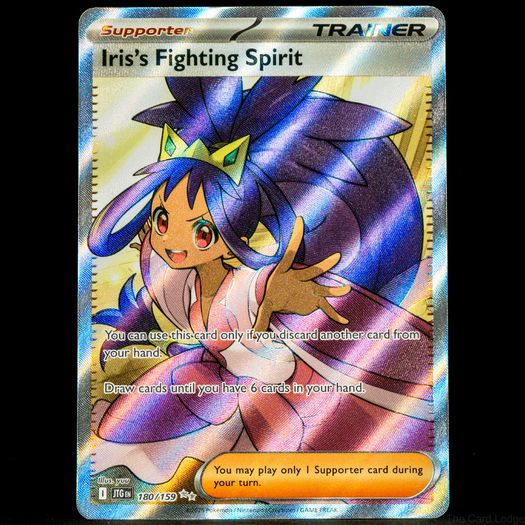 Iris's Fighting Spirit 180/159 Trainer Ultra Holo Rare Journey Together Pokemon Card S&V