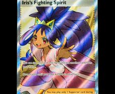 Iris's Fighting Spirit 180/159 Trainer Ultra Holo Rare Journey Together Pokemon Card S&V
