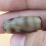 Vintage Lot of 3 Himalayan Tibetan Agate Dzi Beads Amulets Image 2