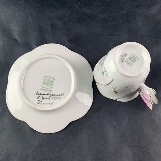 Vintage Bavarian Demitasse Cup And Saucer