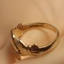 9ct Gold Women's Irish Claddagh Ring. Image 10