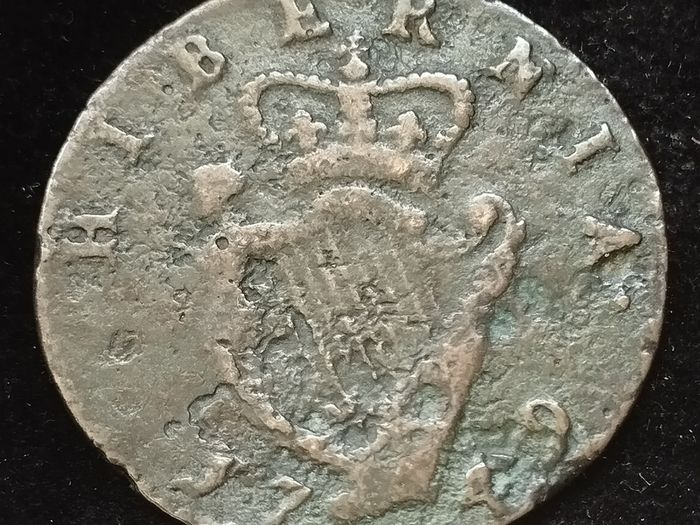 Ireland - Hibernia - 1749 - Half Penny - George II - [572]