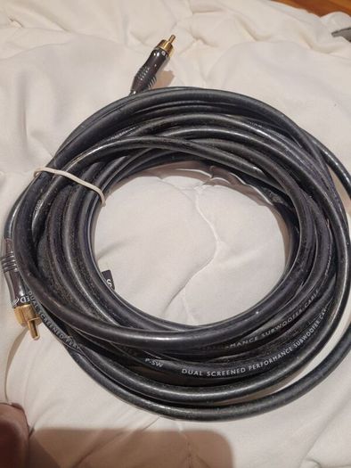 QED Silver Anniversarry XT Speaker Cable and QED QUNEX P-SW