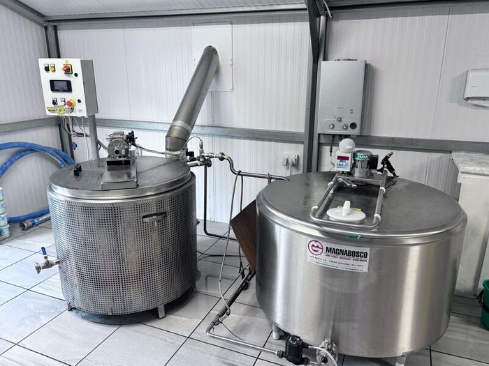 230 litre batch pasteuriser system