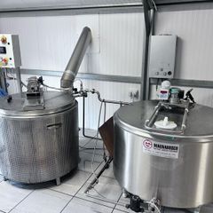 230 litre batch pasteuriser system