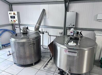 230 litre batch pasteuriser system
