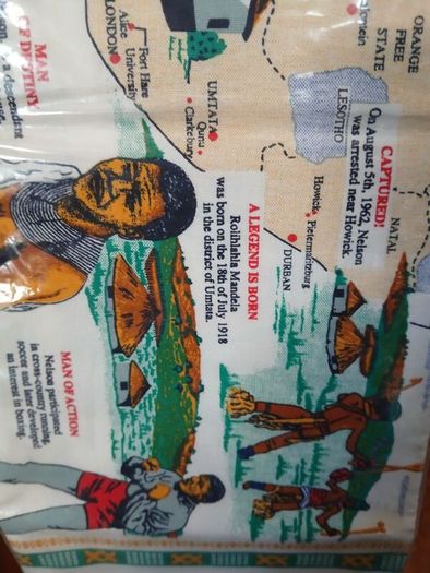 Nelson Mandela tea towel (sealed)