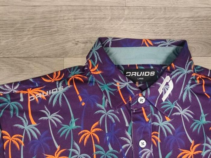Druids Golf Polo Shirt Mens Large