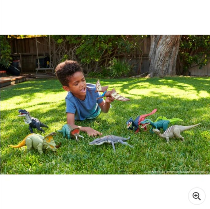 Jurassic World Dominion Roar Strikers Pteranodon - New (Damaged Box) Mattel HGP78