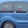 2019 Peugeot partner rear window original tinted Image 2