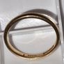1910 18ct Gold Wedding Ring size 0 Image 3