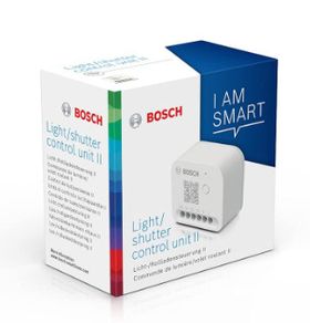 Bosch Smart Home Light/Shutter Control II, for Controlling The Lighting, Shutters/Venetian Blinds/Sun Blinds, Compatible with Amazon Alexa, Google Assistant and Apple Homekit