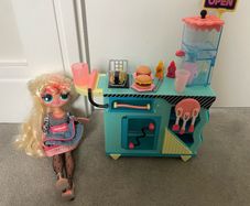 LOL doll with kitchen & accessories