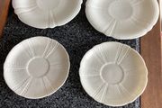 Rare Antique 19thC Belleek First Black Mark Echinus 4-Piece Tea Wares - Pristine
