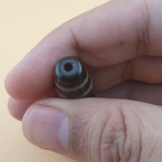 Himalayan 9 Eyes Tibetan Agate Dzi Bead Amulet Pendant