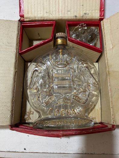 Antique cognac bottle