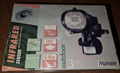 Outdoor motion sensor light