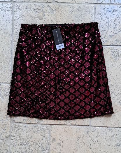 Mini sequin skirt