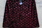 Mini sequin skirt