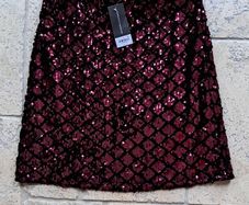 Mini sequin skirt