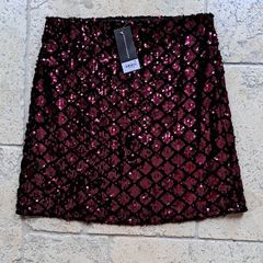 Mini sequin skirt
