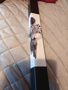 Black/white  female form wall poster